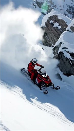 Extreme Snowmobile Ride in the Mountains 🚀 | Deep House Music