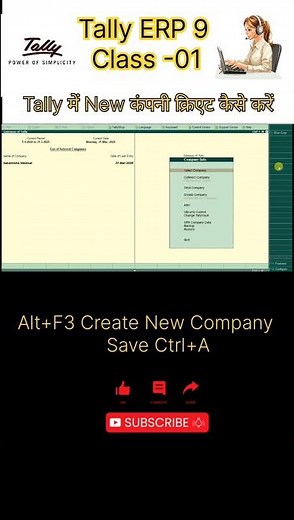Creating a New Company in Tally ERP 9 (Step by Step Guide)