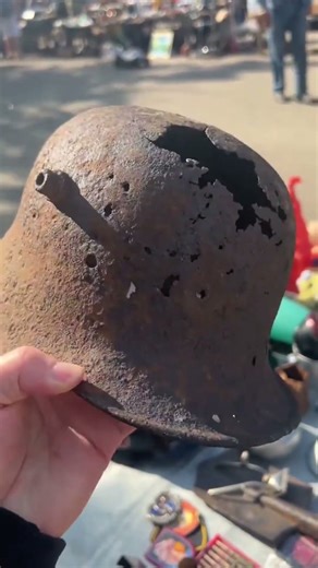 Military helmet of the Second World War Germany SS