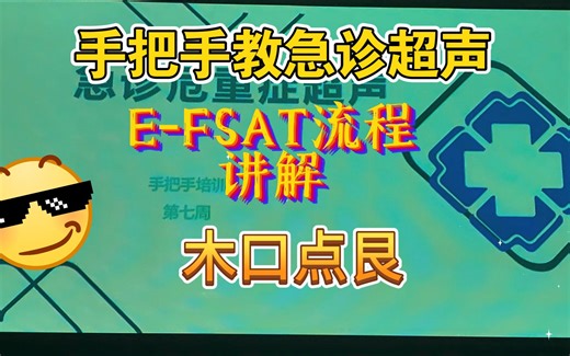 手把手教 临床医师做急诊超声~24.1 E-FAST流程