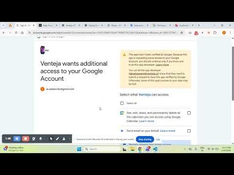 Google Calendar API Scope Verification – App Demo for OAuth Review
