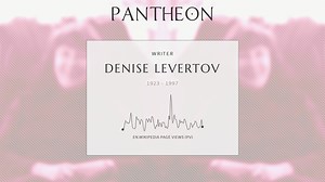 Denise Levertov Biography | Pantheon