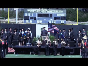 2025 | NJROTC Color Guard at Westview HS Graduation