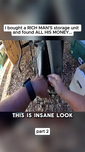 I bought a RICH MAN'S storage unit and found ALL HIS MONEY... part 2 #storageunitfinds #storagehacks #storage #fyp