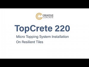 TopCrete 220 Micro Topping System installation on ceramic tiles | CCC Decorative Finish for Floors
