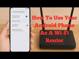 How To Use Your Android Phone As A Wi Fi Router