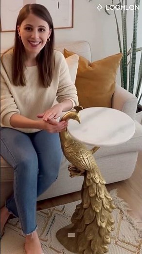 Peacock Accent Table | Premium Furniture Review & Styling Guide | LOOMLAN