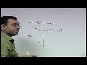 Lecture 37 : Further discussion on Iterative methods