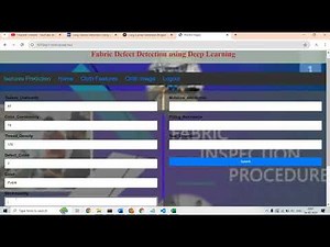 Fabric Defect Detection using Deep Learning