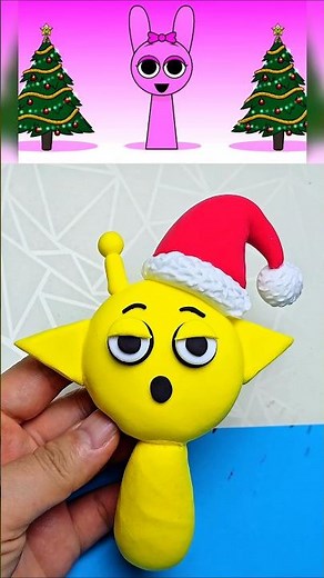 🎶🎄DIY Clay Sprunki Simon | Jingle Bells Version #incrediboxsprunki #simon #jinglebells #clayart