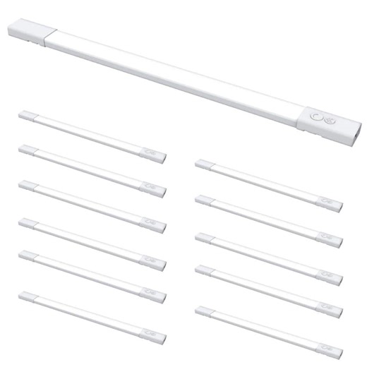 Check The Home Depot's Q&A Before Buying: Feit Electric 20.5in. (Fits 24in. Cabinet) Plug-in White Dim Integrated LED Color Changing CCT Onesync Under Cabinet Light bar (12-Pk)