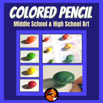 Realistic Candy Drawing with Colored Pencil | Middle & High School Art Lesson