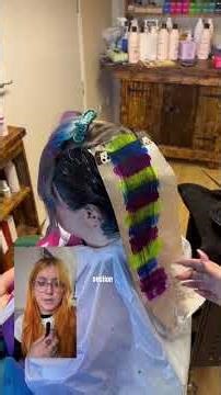 How to create an oil spill hair colour #oilspillhair #oilslickhair #vividtutorial