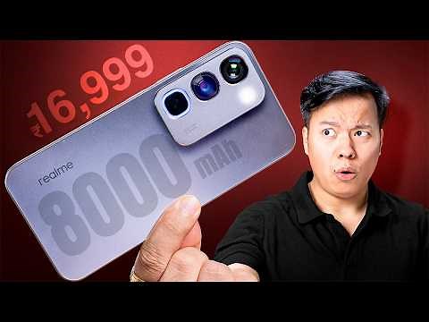 Realme P4R 5G Unboxing & Test📌 144Hz, 8000mAh, Dimensity @16,999*
