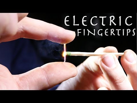 How To Make Electric Fingertips! - LIGHT WHATEVER YOU TOUCH ( $10 Magic Trick)