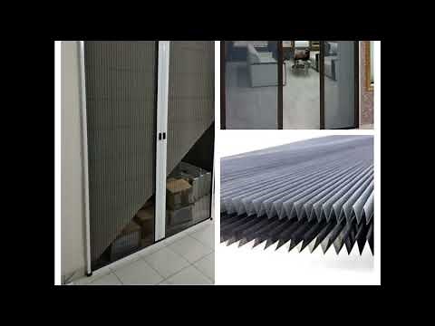 Retractable and Pleated Insect and Fly Screen I Screens for Double Sliding French and Stacker doors