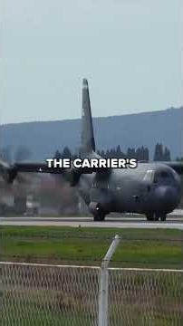 What happens when you try to land a giant cargo plane on an aircraft carrier?