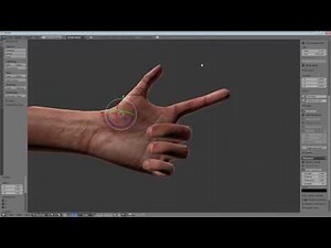 Rigged Hands - Blender 3d Model Download
