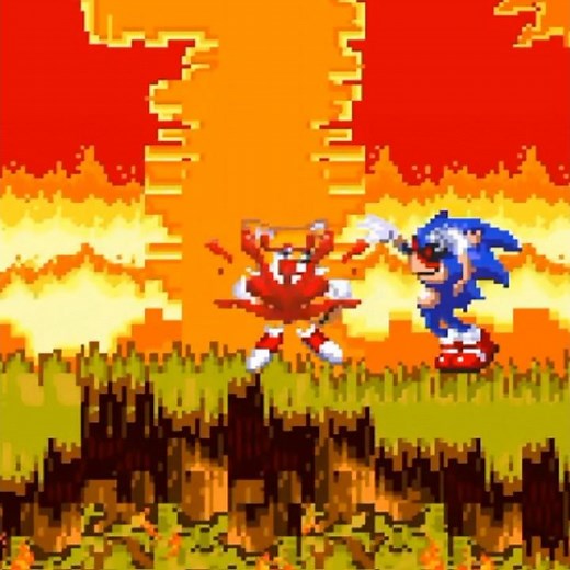 Sonic Rips Tails Guts Out Without Touching Him #shorts