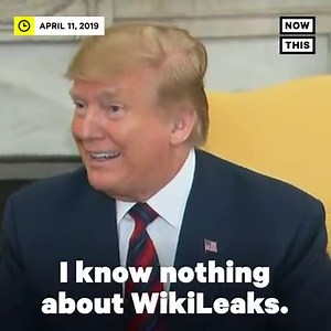 Trump 2016: I LOVE WIKILEAKS! Trump today: I know nothing about WikiLeaks. It’s not my thing. | NowThis Impact