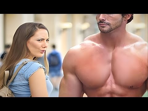 When Women Admire a Bodybuilder In Public 😍