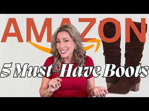 Best Boots for Fall Outfits Revealed! AMAZON HAUL & FALL LOOKBOOK #fashionover40