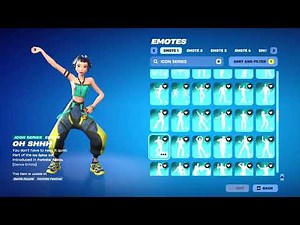 Fortnite Icon Series Emotes & Dances (All Chapters)