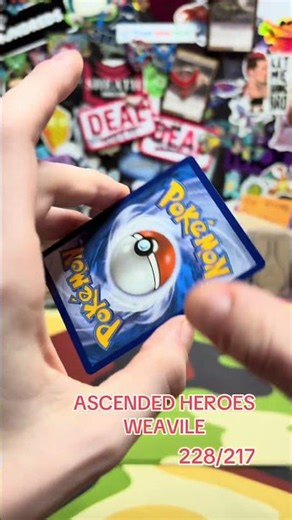 POKEMON ASCENDED HEROES WEAVILE 228/217