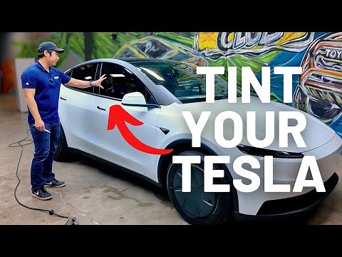 We Found The Easiest Way To Install Tint On Your Model Y At Home