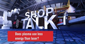 1.5K views · 11 reactions | Plasma cutting uses up to 2X less electricity and gas than laser for thicknesses >12 mm. Learn more: https://bit.ly/3HwDZEo #hypertherm #plasmacutting #plasmavslaser | Hypertherm North America | Facebook