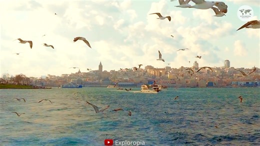 土耳其 美丽和最大的土耳其城市，伊斯坦布尔 🇹🇷 无人机拍摄的 4K 超高清 HDR 60FPS 视频 综合编辑版