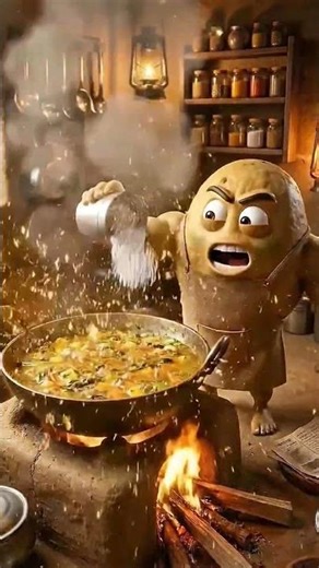 As soon as you add salt, the vegetable will get hotel like taste #nuskhe #nanidadikenuskhe #ai #v...