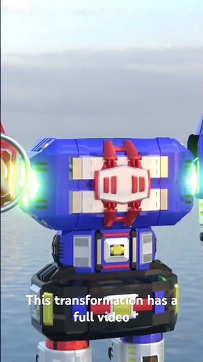 The Voltron Transformation 😁 #robot #animation #animation #voltron