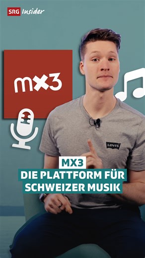 Wusstest du, dass mx3.ch seit 2006 die Schweizer Musikszene vernetzt? 🎵 Die grösste Musikplattform der Schweiz wurde von der SRG gemeinsam mit Musik- und Kulturpartnern ins Leben gerufen und bietet heute über 35’000 Künstler:innen eine Bühne. Egal ob Pop, Rock, Hip-Hop oder Elektro – auf mx3.ch gibt’s Schweizer Musik aus allen Genres. 🎧 Warum die Plattform für Musiker:innen, Fans und Radiosender interessant ist, erklärt dir Fabi im Video. #SwissMusic #MX3 #Musik #SwissArtist #SRGInsider #SRF |