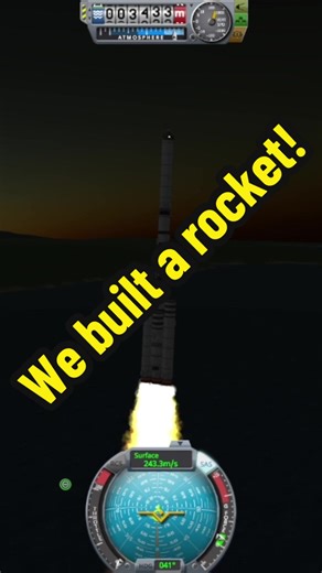 First rocket build in Kerbal Space Program and we made it to space and came back down safely! Can’t wait to take on this game! Also any game tips would help greatly! #kerbalspaceprogram #nasa #space #rocket #gamerlife