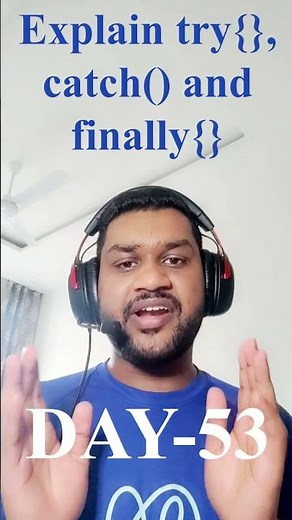 try, catch and finally in Java? #javaprogramming #java #shorts