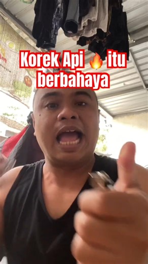 Jangan maen Api bang 😱😭🙏🏻 🔥 #api #fire #lucu #bahaya