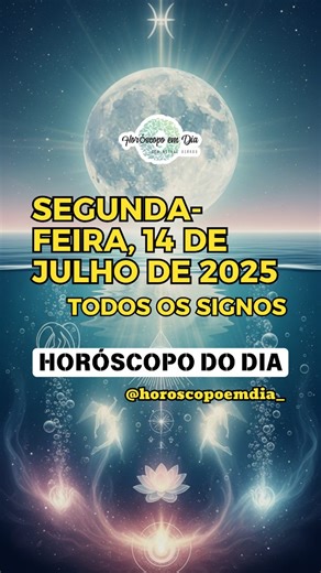 Nesta segunda-feira, 14 de julho de 2025, o dia é iluminado pela Lua Cheia em Peixes. Este é um momento de culminação emocional e sensibilidade aguçada, convidando-nos a conectar com nossa intuição, compaixão e o mundo espiritual. As emoções estarão à flor da pele, pedindo empatia e um olhar mais contemplativo. Esta Lua Cheia é ideal para liberar o que não serve mais a nível emocional, perdoar e buscar a cura. É um dia para praticar a compaixão, tanto por si quanto pelos outros. A intuição estar