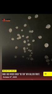 In a heartfelt tribute to "Big Tom", family and friends gathered this evening on the southside of Belize City to honor his memory with a symbolic release of white balloons into the sky. The group assembled with gospel music playing softly in the background as loved ones shared stories, prayers, and reflections on Big Tom’s life — a man once known for his leadership in the streets, now remembered for the love he showed to those closest to him. The white balloons, each representing a prayer or mes