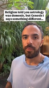 You’ve been told astrology is evil. But Genesis 1:14 tells a different story. “God said, let there be lights in the heavens… for signs and for seasons.” In Hebrew, the word is othot: signs, symbols, signals of divine meaning. The stars weren’t created to curse you. They were created to guide you. To mark rhythms. To align sacred times. To point humanity back to divine order. The enemy isn’t the stars. The enemy is forgetting who placed them there. So the next time you look up at the sky, remembe