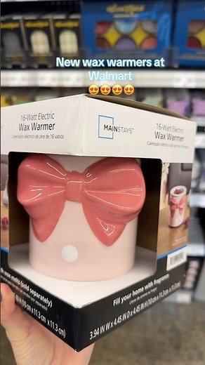 These wax warmers at Walmart are All so adorable!!!! 🥰