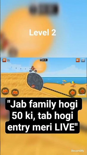 Moto X3M Level 2 Gameplay 🔥 | Easy Level Complete | Bike Stunt Game #motox3m