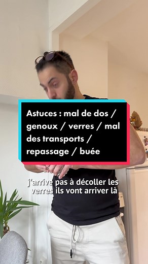 Astuces : mal de dos / genoux / verres / mal des transports / repassage / buée #astuces #astuce #astucedegrandmere #conseils #astucetiktok #apprendresurtiktok #viepratique #apprendre