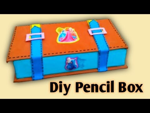 Diy pencil box from toothpaste box | diy folder organizer | best reuse idea | pencil box