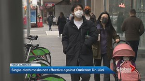 Single-cloth masks not effective against Omicron, head of Ontario science table says
