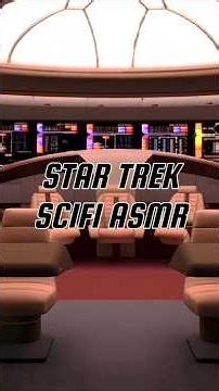 TNG ENTERPRISE D BRIDGE NIGHT AMBIENCE / AUTHENTIC BRIDGE SOUND NO CONSOLES / STAR TREK SCIFI ASMR