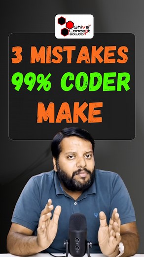 Avoid these 3 mistakes most coders make when starting out.💻🚧 follow @shivaconceptsolution for more #htmlcss #html5css3 #csstips #csstricks #csscode #coding #coders #learntocode #learncoding #codingforbeginners #webdev #webdeveloper #frontend #frontenddeveloper #reactjs #javascript #javascriptdeveloper #css3 #software #softwaredeveloper #softwareengineer #fullstack #fullstackdeveloper #fullstackwebdeveloper #programmer #programming #webprogramming #100daysofcode #CodingBeginner #avoidmistakes #