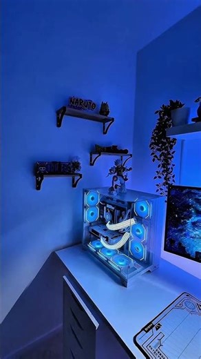 White setup 🤍🤩 #SetupVibe #GamingSetup