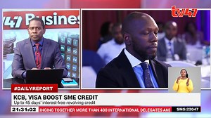 KCB, VISA BOOST SME CREDIT KCB, Visa unveil SME-focused business credit card. Up to 45 days’ interest-free revolving credit. Enhanced expense management and employee controls. #TV47DailyReport #TheInsight | TV47 Digital