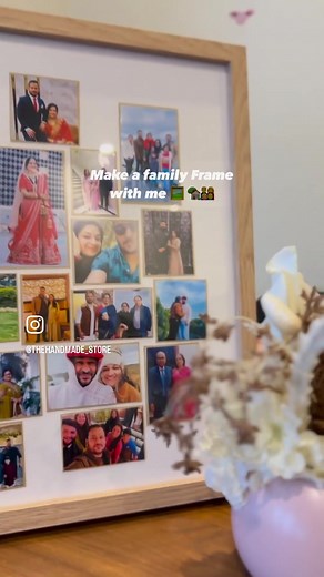 DIY Family Photo Frame Tutorial | Personalized Gift Ideas